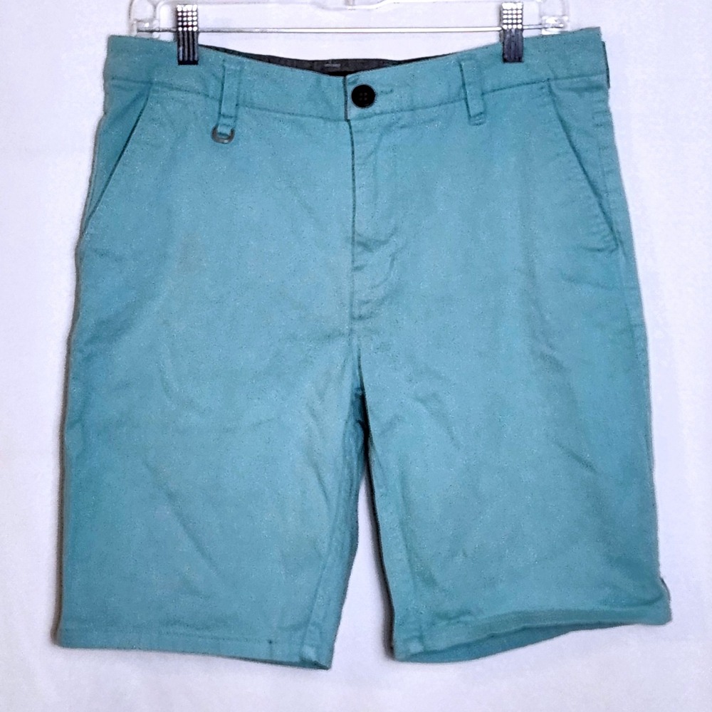 Rip Curl Blue Walk Shorts Mens Size 31 Casual Cotton‎ Flat Front Surf Skate